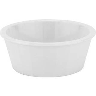 FÅ. ER-020-W hvid 2 oz. Riflet ramekin break resistent hvid (pakke 12)