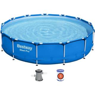 Bestway Steel Pro Frame Pool 396 x 84 cm m/filter pumpe