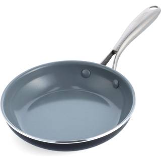 Greenpan Swift Sund keramisk nonstick 8 """" Frying Pan Skabelet Rustfrit st?lh?ndtag PFAS-fri opvaskemaskine Safe Oven Safe Black