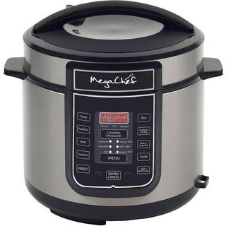 Megachef Digital Pressure Cooker Silver 6 Quart