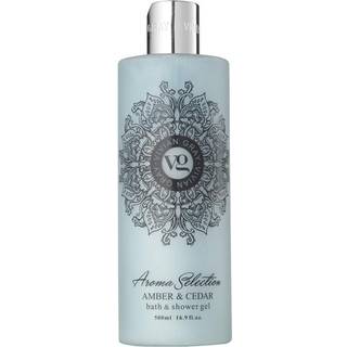 Vivian Gray Aroma Selection Amber & Cedar Brus og badegel 500 ml - 500 ml
