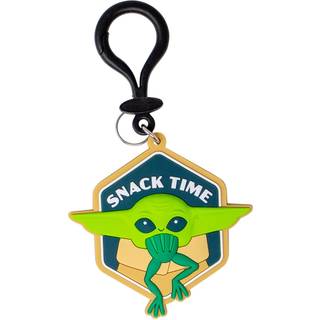 Star Wars Soft Touch PVC Bag Clip Baby Yoda Snack Time