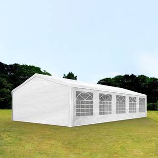 5x10m, Partytelt, PE-teltdug, hvid - (90104)