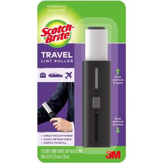 Scotch-Brite Mini Travel Lint Roller fungerer godt på kæledyrshår 30 ark