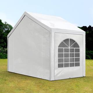4x2m, Partytelt, PE-teltdug, hvid - (91107)