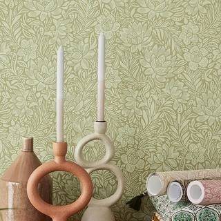 Vintage Flowers - Green