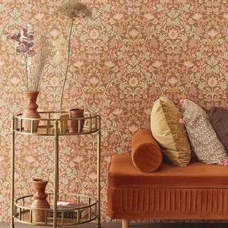 Berries & Flowers - Brown & Rose