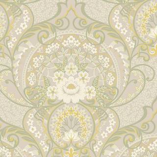 Flower Medallion - Greige