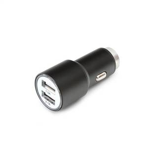 OMEGA Dual USB Biloplader 2xUSB 5V 2.1A - Sort