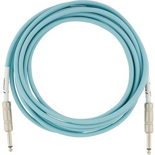 Fender Original Series Instrumentkabel Guitar Kabelstr?mpestoppere Guitartilbeh?r Lige/Lige Daphne Blue 15ft