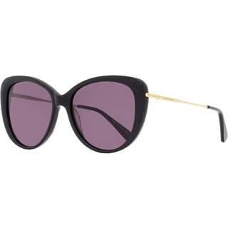 LONGCHAMP Kvinde LO674S 001 Solbriller Plast Sort Grå Cat Eye Normal