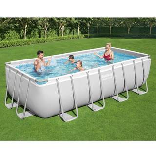 Bestway Power Steel swimmingpool 488x244x122 cm rektangulær