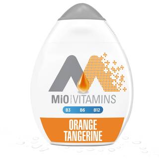 Mio Vitamins Appelsin-Tangerin Flydende Vandtilsætningsmiddel - 162 oz, Naturligt smagstilset, 0 kalorier, Sød med Stevia, B3/B6/B12