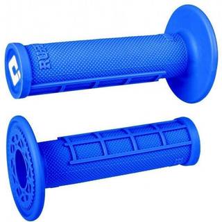 ODI Motocross Single Ply Grips Half Waffle Blue Univ