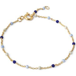Enamel - Lola MARINE armbånd i forgyldt sølv