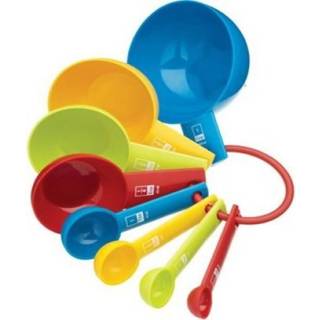 Sæt med 8 skeer til opmåling af ingredienser - fra Kitchen Craft