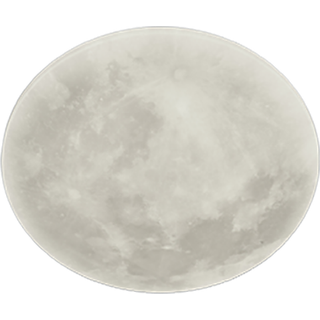 LED-loftlampe Lunar med fjernbetjening 40cm