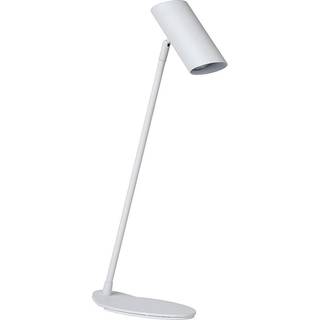 Skrivebordslampe i hvidt metal Hester