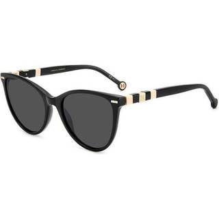 Carolina Herrera HER 0107/S KDX/IR 57 Solbriller Kvinder Black - Black - 57mm