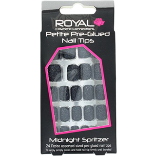 Royal Nail Tips Midnight Spritzer Petite - 24 stk