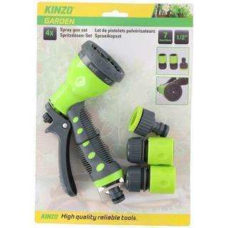 KINZO Brusehoved 7 funktioner - 4 dele