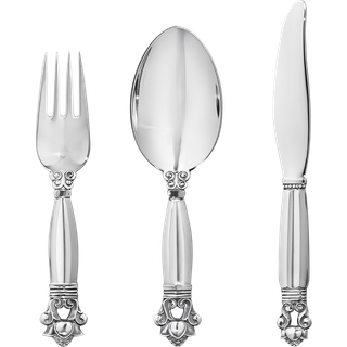 Georg Jensen Living Georg Jensen Konge Børnebestik Sæt