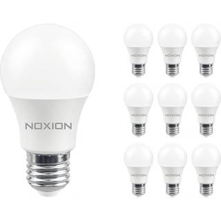 Fordelspakke 10x Noxion Lucent Classic LED E27 Pære matt 4.9W 480lm - 827 ekstra varm hvid | erstatter 40W