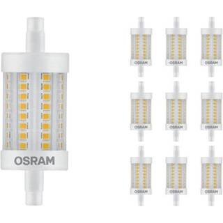 Fordelspakke 10x Ledvance Performance LED R7s Dobbelt Ended 78mm klar 9.5W 1055lm - 827 ekstra varm hvid | dæmpbar - erstatter 75W