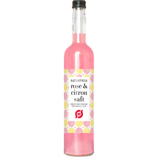 Rose & Citron saft Økologisk - 500 ml - Naturfrisk