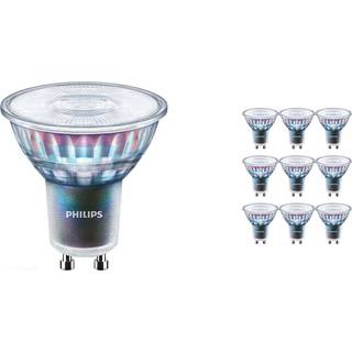 Fordelspakke 10x Philips MASTER LED Spot ExpertColor GU10 PAR16 5.5W 400lm 36D - 940 kold hvid | bedste farvegengivelse - dæmpbar - erstatter 50W