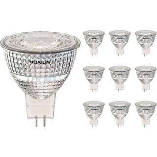 Fordelspakke 10x Noxion LED spot GU5.3 MR16 6.1W 621lm 36D - 830 varm hvid| erstatter 50W