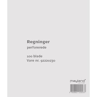 Mayland Regninger 100 sider