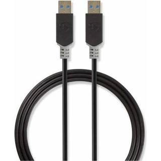 Nedis USB 3.0 USB-A hane till USB-A hane, 2m