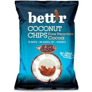 Bett'r Kokoschips Ø med fin peruvian - 40 g.