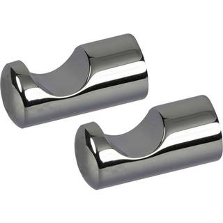 Håndklædekroge cylinder 2 stk. krom - Target