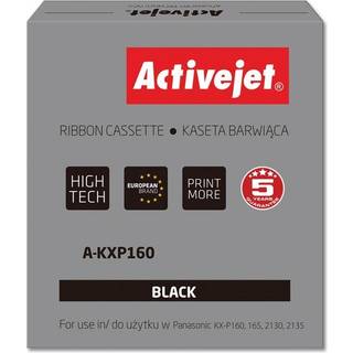 ActiveJet A-KXP160 - black - print ribbon (alternative for: Panasonic KX-P160) - Print-bånd Sort
