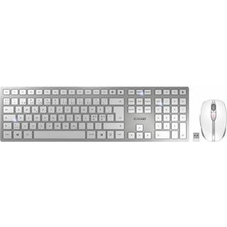 Cherry DW 9100 - Tastatur & Mus sæt - Nordisk - Hvid