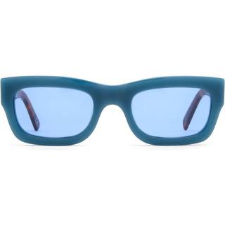 Marni Unisex Kawasan Falls Blue Havana JB0 Solbriller Acetat Blå Blå Firkantet Normal