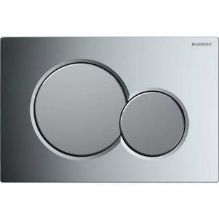 Geberit Sigma 01 betjeningsplade - Krom/matkrom