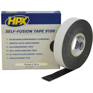 HPX selv vulk. tape sort 19mm x10m