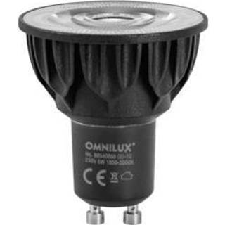 Omnilux GU-10 230V COB 5W LED 1800-3000K dim2warm TILBUD NU