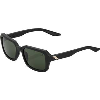 100% Rideley Cykelbriller Soft Tact Black Gray Green Lens