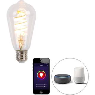 Calex Smart Rustic E27 ST64 LED 4,9W Filament RGBW
