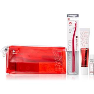 Swissdent Emergency Kit Red Tandplejesæt til mild blegning og beskyttelse af tandemaljen