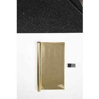 Luksuriøst Guld Gavepapir - 50 cm x 4 m