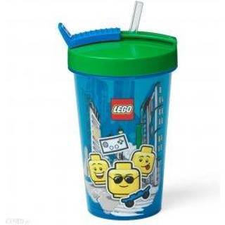 LEGO TUMBLER WITH STRAW ICONIC BOY