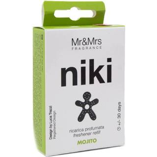 Mr & Mrs Fragrance Niki Mojito luftfrisker til bil Genopfyldning 1 stk. - 1 stk.