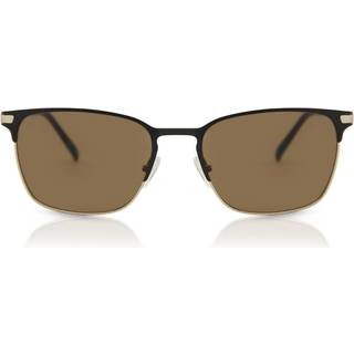 Firkant Fuld Kant Metal Black Solbriller Mænd - SmartBuy Collection - Black Gold - 53mm