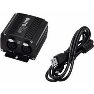 Eurolite USB Interface 2x512 DMX/Artnet incl. 64x DMX512 Control Software TILBUD