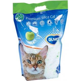 Kattegrus Silica 5 liter - Duvo Plus, duft Æble
